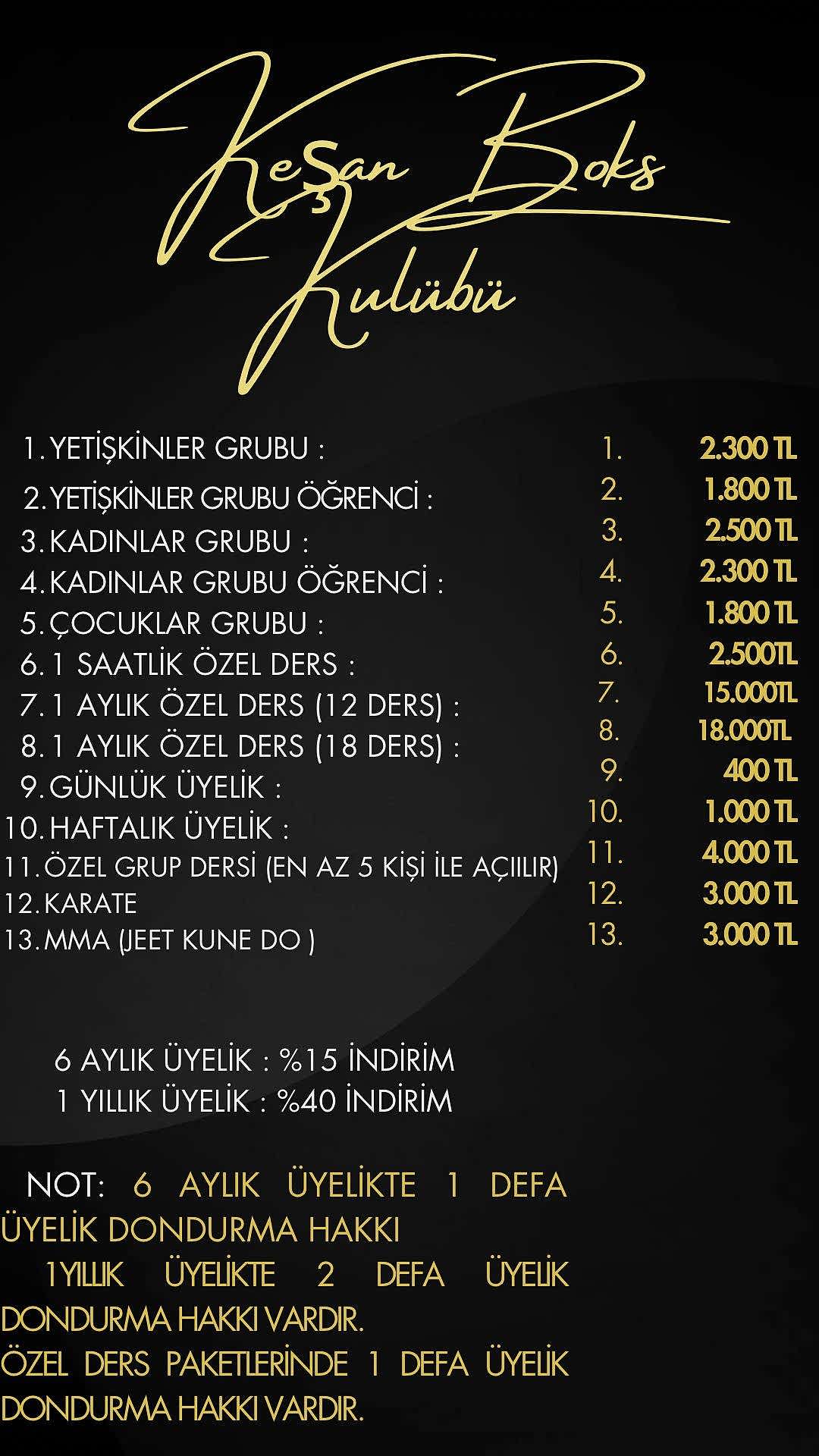 Fiyatlandırma Planları